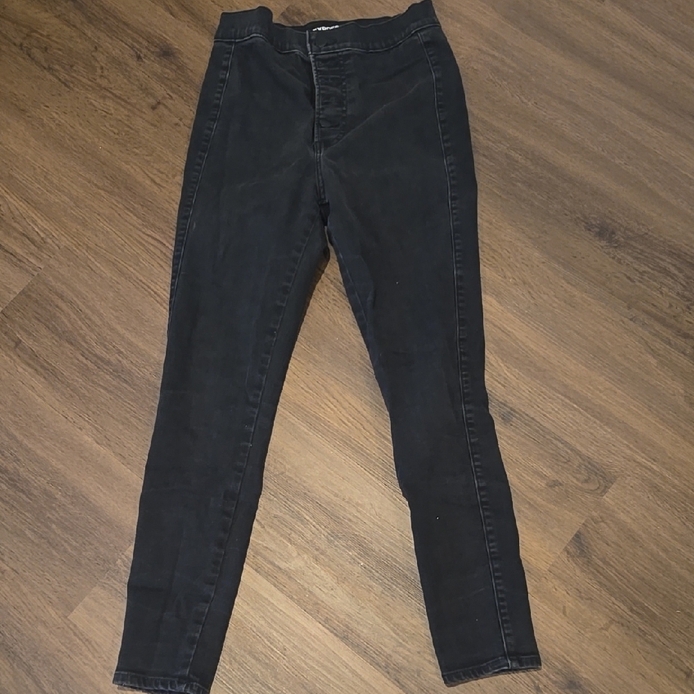Express Women's BlacK Ankle Skinny Jeans